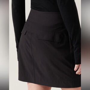 Athleta Soho skort, black, with pockets- worn once